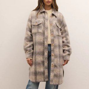 Z Supply SONOMA PLAID LONG SHIRT JACKET